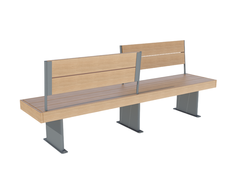 Bench with back SK 104